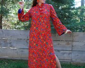 Vintage Geisha Girl Bohemian Caftan Dress