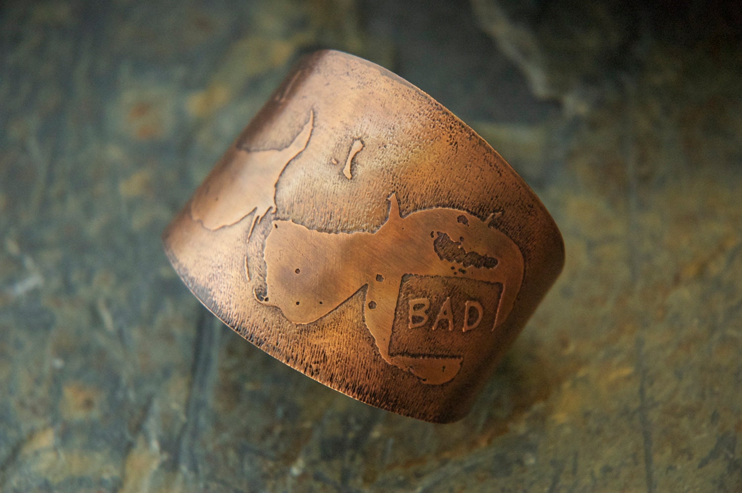 Bad Apple Cuff Bracelet- inspired by the Garden of Eden