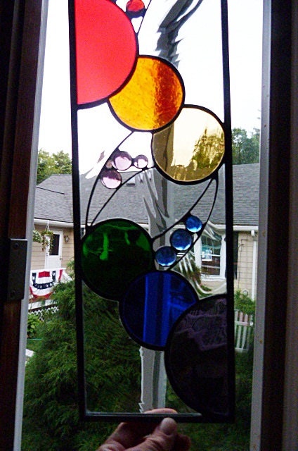 The Other Side other Rainbow Stained Glass Suncatcher