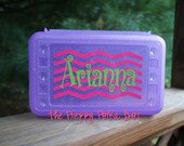 Personalized CHEVRON Pencil Box