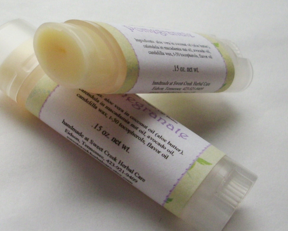 Pomegranate Vegan Herbal Lip Balm