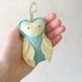 Aqua Owl Decor Felt Owl Christmas Ornament Door Hanger by OrdinaryMommy on Etsy