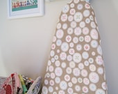 Ironing Board Cover - Polka Dot Doily in Gray