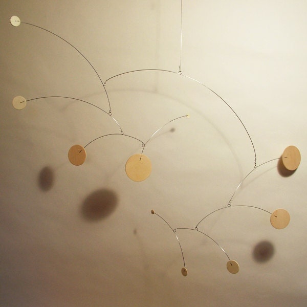 Modern Art Wooden Baby Mobile - SunE2 for Nursery