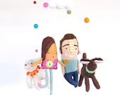 A Personalized Baby Mobile of the Wee One's Family