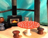 Wooden Dollhouse - Large Fairy Treehouse Style - Custom Wooden Toy / Waldorf Toy