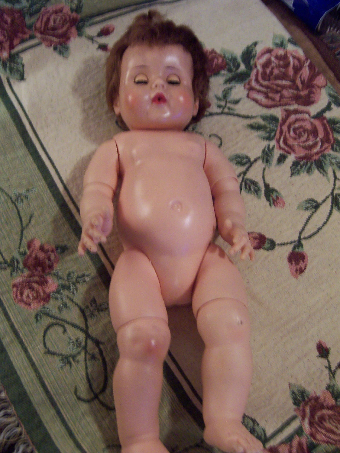 1955 1959 Jointed  Baby Toodle Amer Cahr Doll 22"
