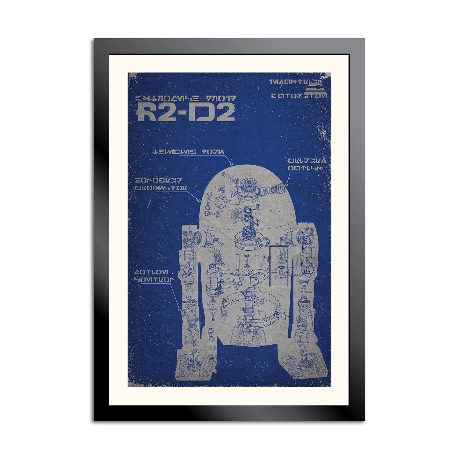 R2D2 Schematic Poster