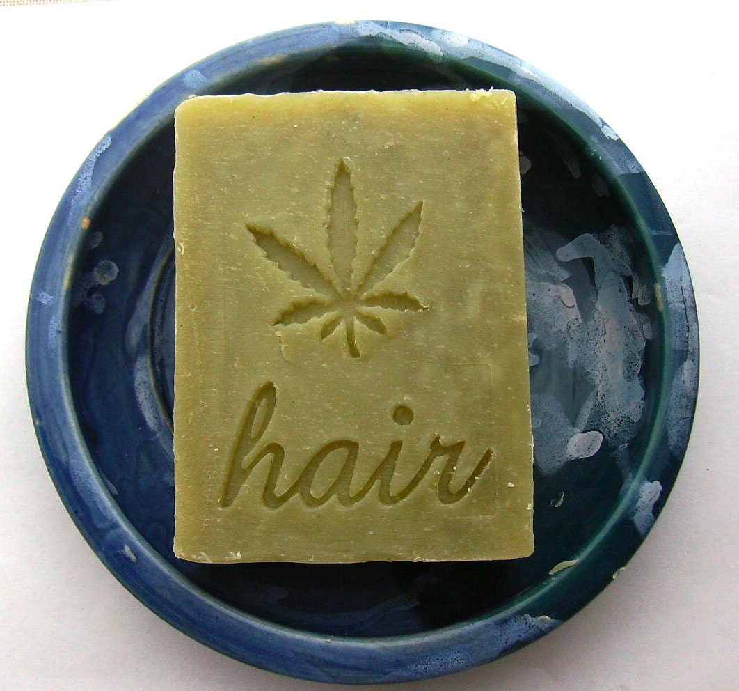 Hemp Oil Soap with Organic Cocoa Butter, Lavender, Patchouli and Peppermint essential oils - Vegan Soap