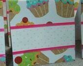 Cupcake Blank Note Cards WITH Envelopes 3x3 (8)