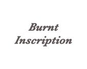 Burnt Inscription for Wood Rings, 6 to 10 characters