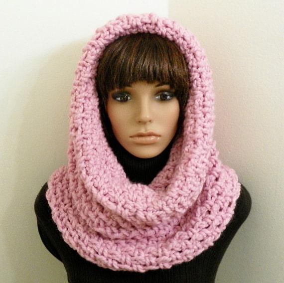 PDF Crochet Pattern for Chunky Tunnel Cowl/Hood