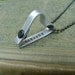 In My Heart Custom Hand Stamped Heart Pendant Necklace by MyBella