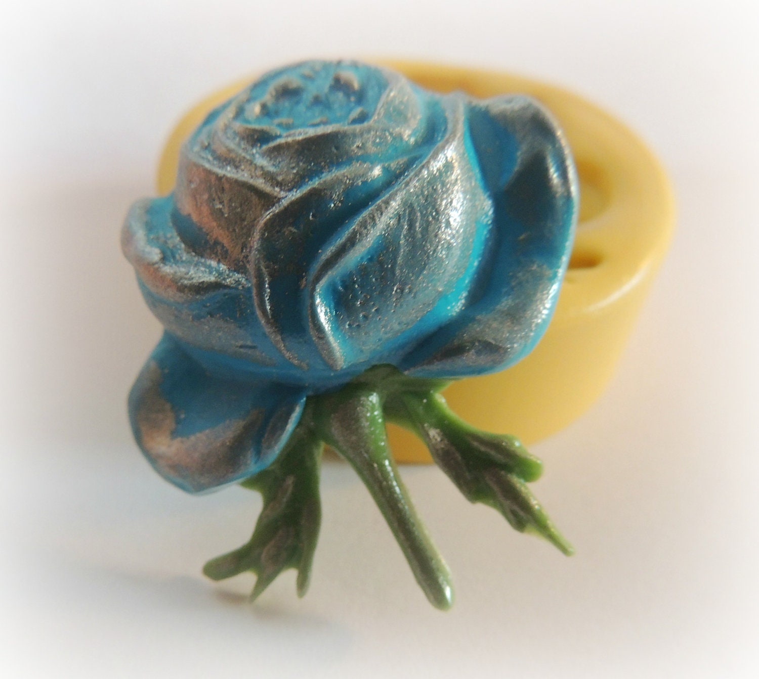 Cabochon Mold Rose Flower Resin Fondant Soap Chocolate Mold