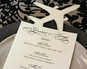 Airplane Menu Cards - Cutout