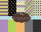 Digital Scrapbook Papers Personal and Commercial Use Halloween Pretties Il_170x135