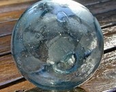 Glass Fishing Float Collectible, Pacific Pearl, Antique, Ocean, Home Decor, Nautical, Beach Cottage Decor, Beach Decor, Home and Garden