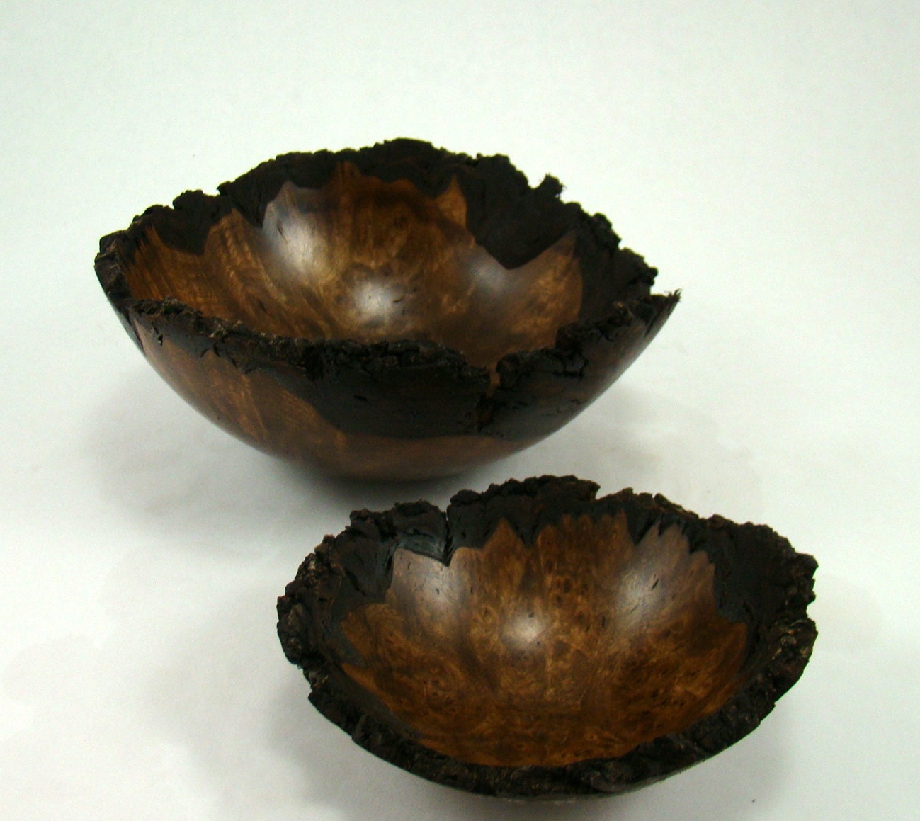 The Apple of Her Eye - Walnut Burl bowls