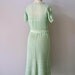 r e s e r v e d...1930s crochet dress / 30s knit dress / Cloverdale dress