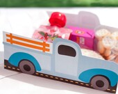 Vintage Pickup Truck Printable LUNCH / SNACK TRAY - printable download pdf Il_170x135