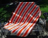 Vintage Afghan Retro Stripes
