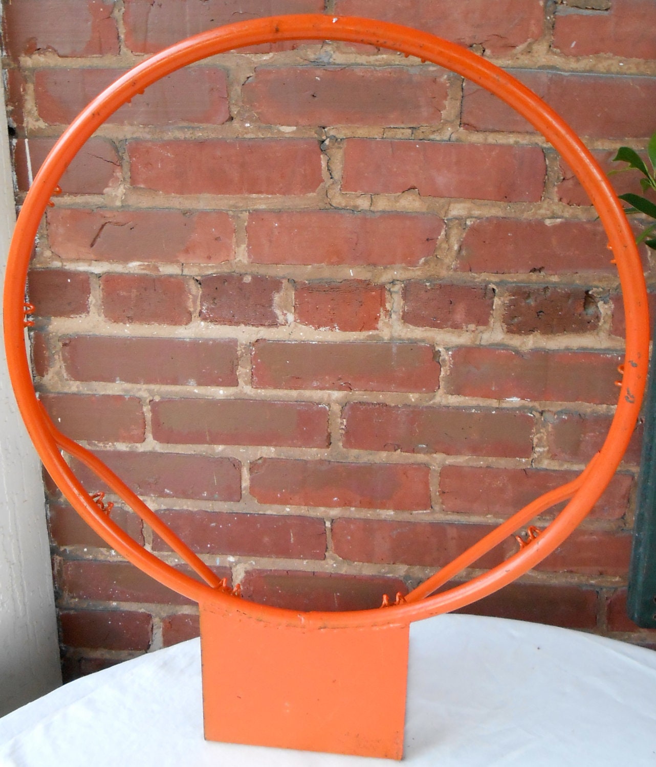 Vintage Basketball Hoop / Vintage Metal Basketball Hoop