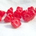 Czech Glass Flower Buttons - Set 12 Lipstick Red Glass Flower Buttons - Dimi Doll Size 8mm