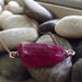 Blue fire Hot Pink Moonstone Pendant Ready to ship