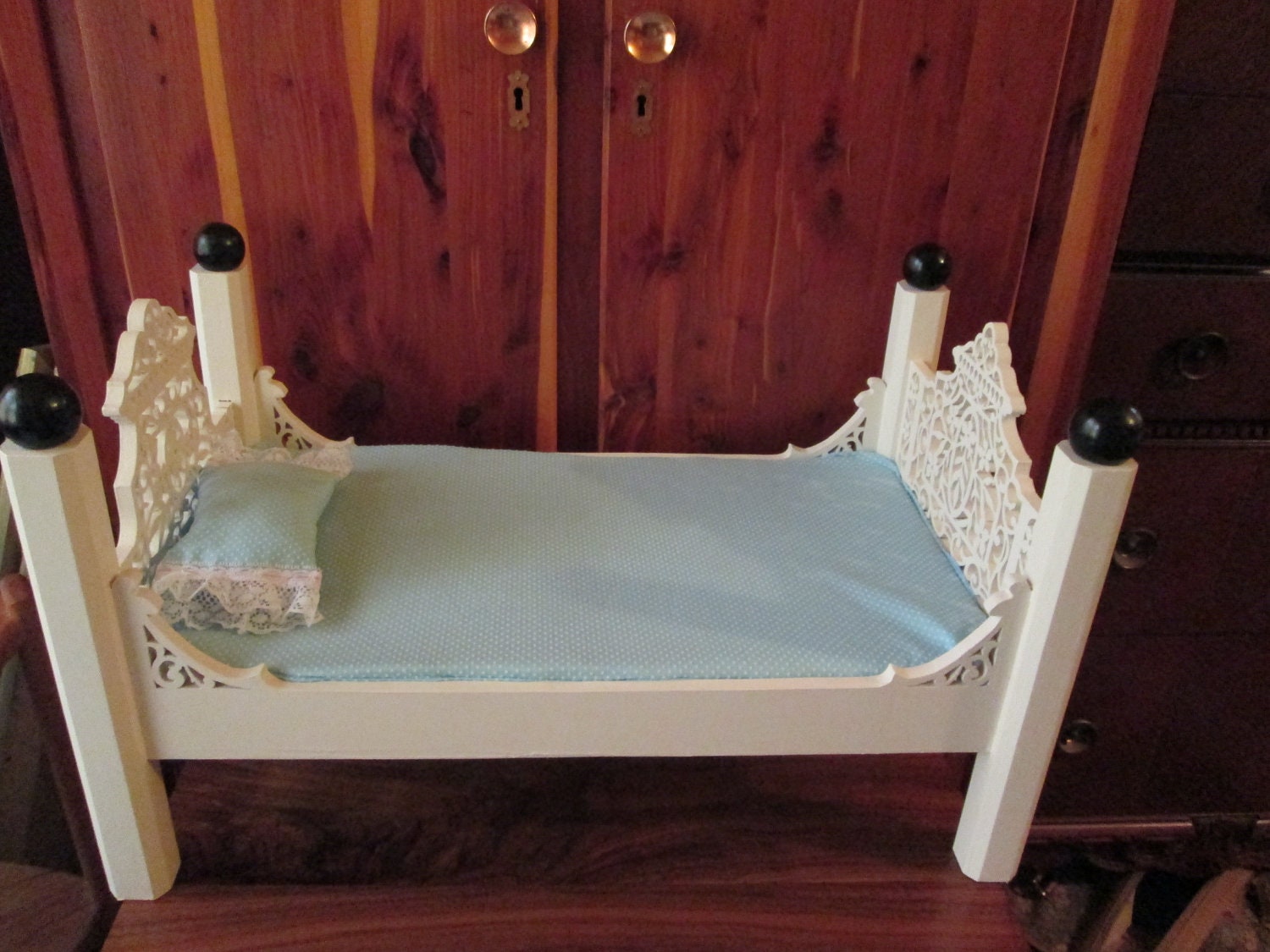 Princess doll bed OOAK