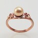 Pink Pearl Ring - in 14K rose gold