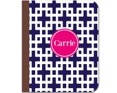 E-reader/ iPad 1 Case- Linked Squares (iPad 1, Nook, Kindle Fire, Kindle Versions 2, 3, and 4)