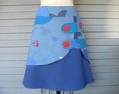 Sketchbook double layer skirt Sz 14