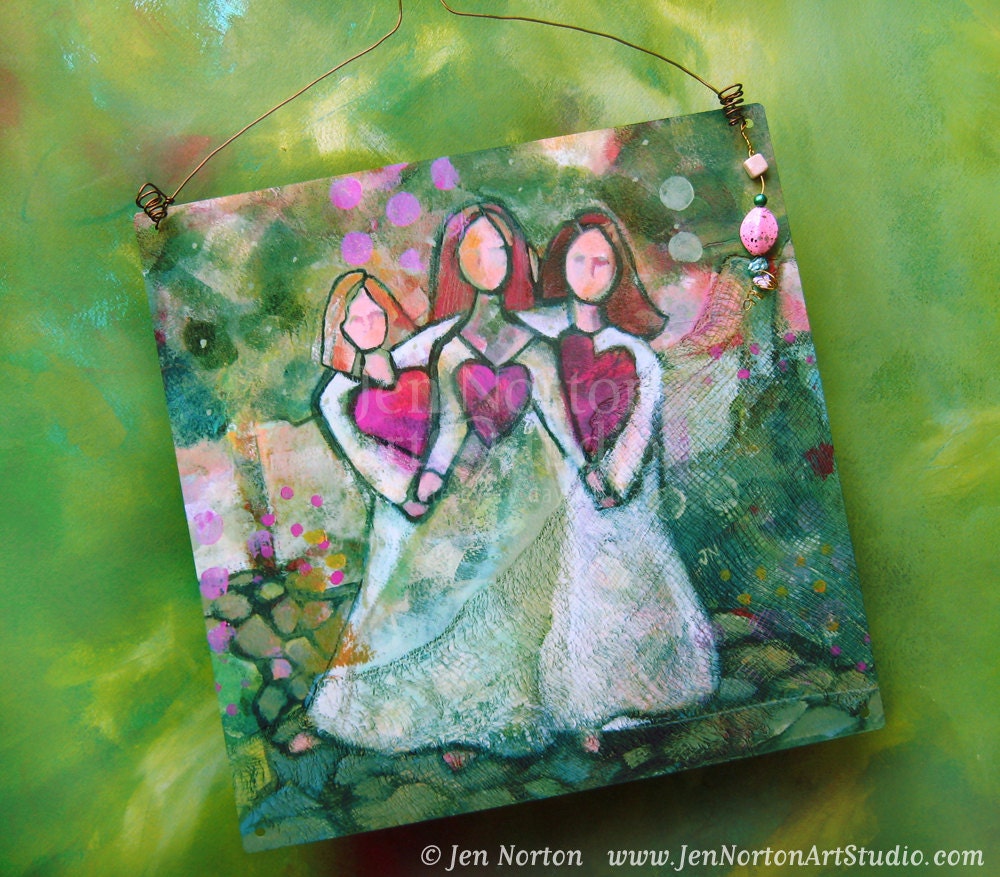 Three Sisters Garden Art