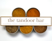 The Tandoor Bar Indian Spice Kit. 5 great spices and herbs to take you on a trip through India.