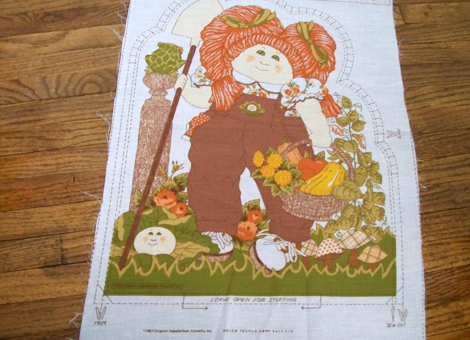 Vintage Cut And Sew Fabric Cabbage Patch Kids