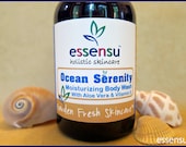 Ocean Serenity Aloe Vera Botanical Body Wash - 4 oz Vegan No Sulfates No Parabens
