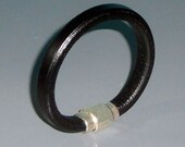 Regaliz Wide Leather Wrist Band Bracelet Father's Day Gift for Dad