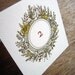 Printable Table Number - Monogram