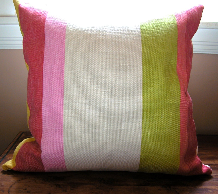 Beach Stripe Home Decor pillow case