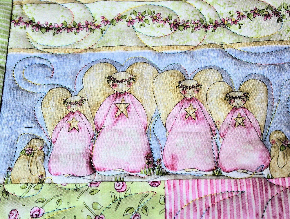 Christmas Lap Quilt - Winter Sofa Throw Always Believe