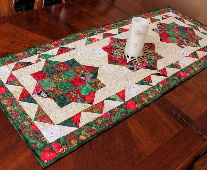 Christmas Jewels Quilt - Table Runner