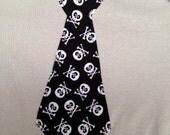 SALE - Skulls Tie s/s Grey Bodysuit 0/3 months