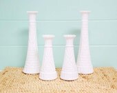 SALE - Winter Wedding Centerpiece - Vintage Milk Glass Collection by speckleddog on Etsy - black friday etsy - cyber monday etsy