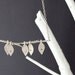 The Original Family Tree Initial Necklace - Custom Lower Case Initials with Five Leaves