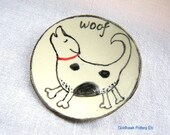 Dog Woof Candy Dish Ring or Jewelry Dish