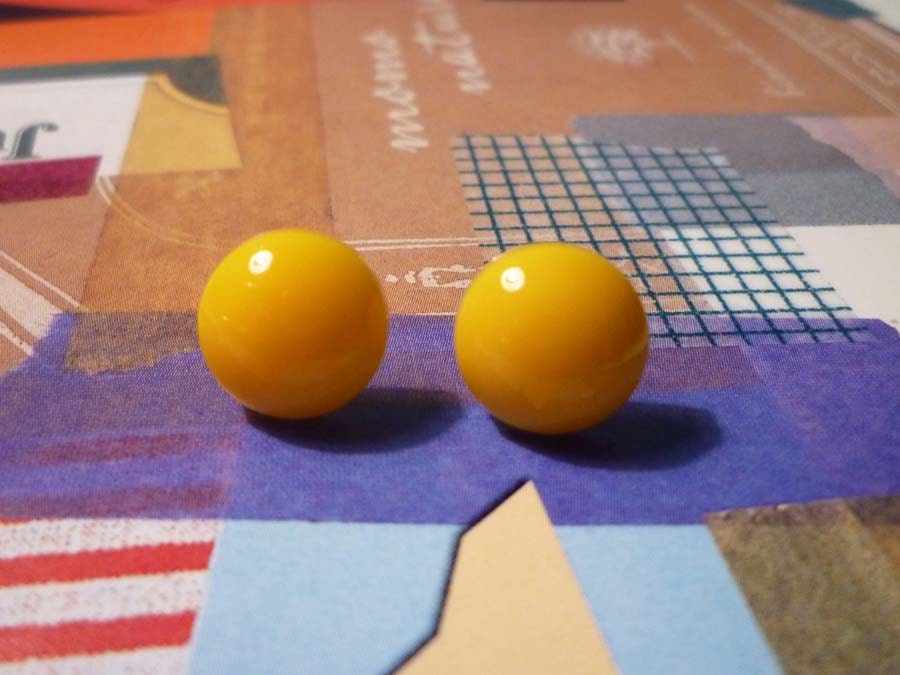 Mini Sweet Earrings - Yellow