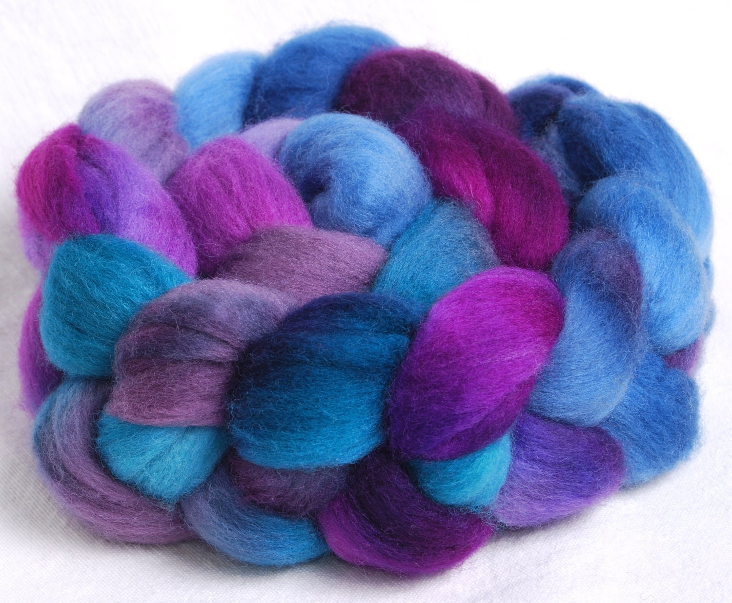 POLWARTH Fibre Hand Painted top - roving fiber felt 105g 3 available