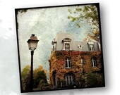 Autumnal House - 8x8 Fine Art Print - From Paris With Love - Etsy Wall Art - TFTeam - Parisian Photography - Architecture Photograph