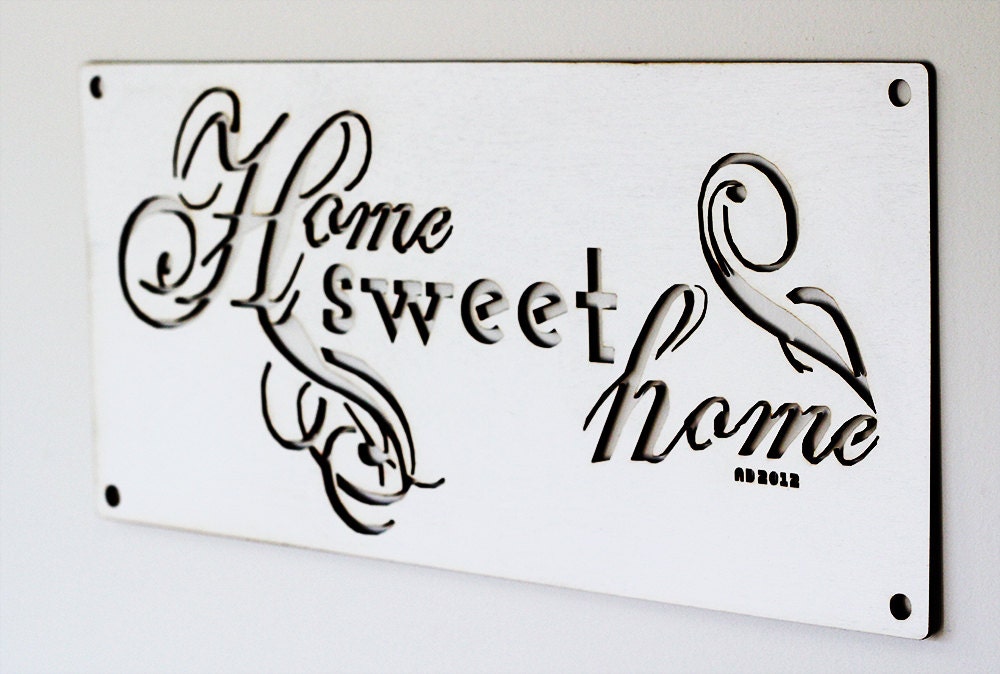 Home Sweet Home wall art modern sampler