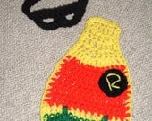 Robin Mask and Cape Newborn Photo Prop